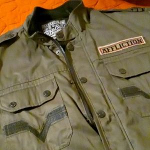 AFFLICTION bomber length jacket